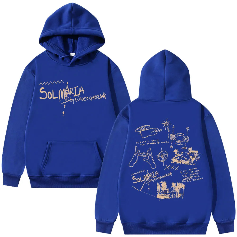 Eladio Carrion Sol Maria hoodie - blue