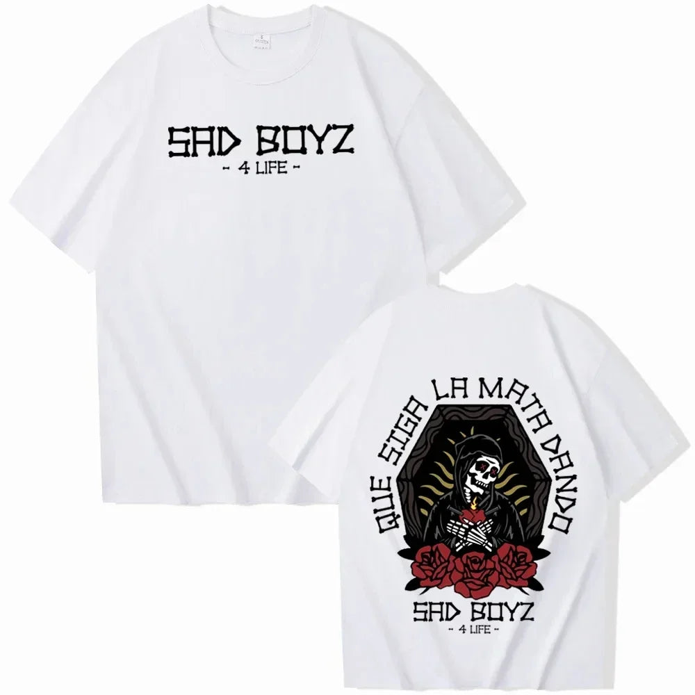 Junior H 2024 Tour White T-Shirt – Sad Boyz 4 Life