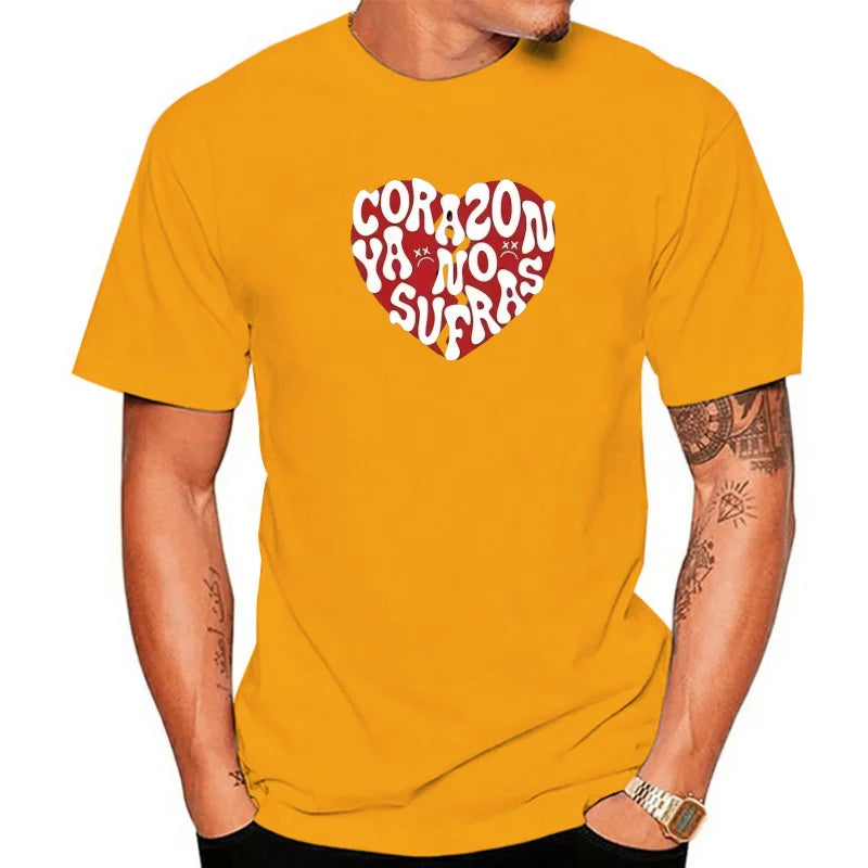 Junior H Corazón Ya No Sufras T-Shirt – Blue