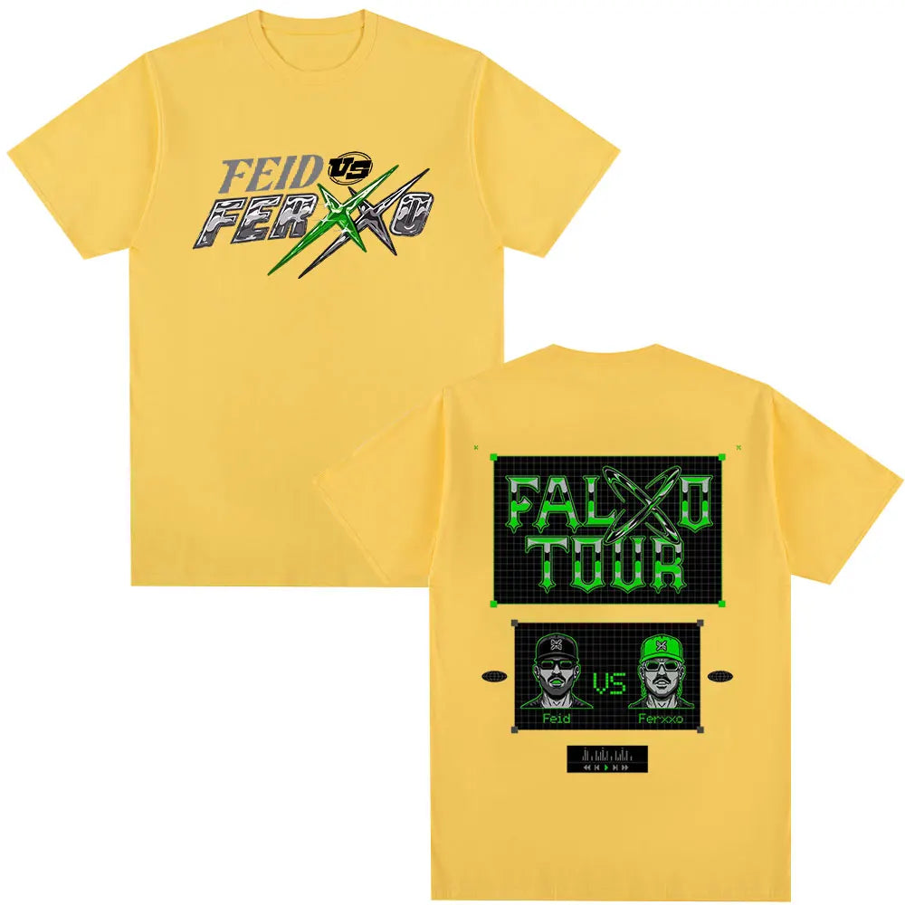 Feid EL GREEN PRINT: La Saga PALXO TOUR FEID VS FERXXO T-Shirt