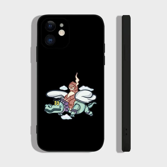 Natanael Cano iPhone Case – Flying Sloth Dragon