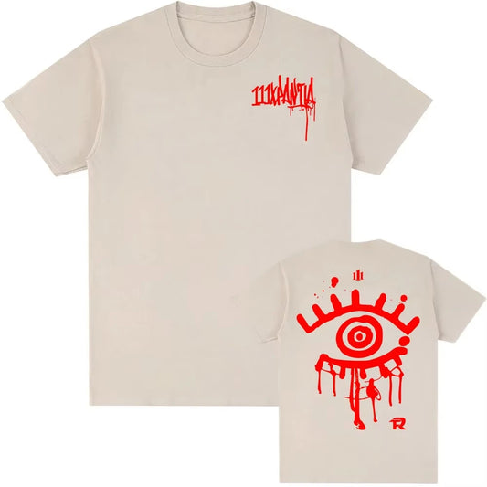 111XPANTIA T-Shirt – Fuerza Regida Beige Grunge