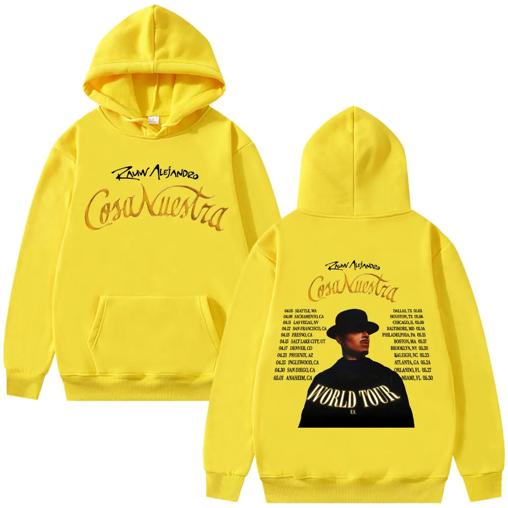 Rauw Alejandro Cosa Nuestra World Tour Hoodie - White