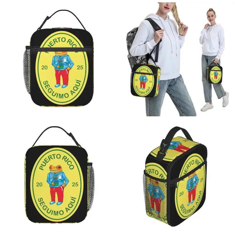 Bad Bunny Lunch Bag – DTMF “Puerto Rico Seal"