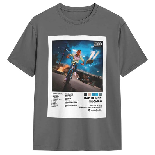 Bad Bunny YHLQMDLG T-Shirt – Dark Grey
