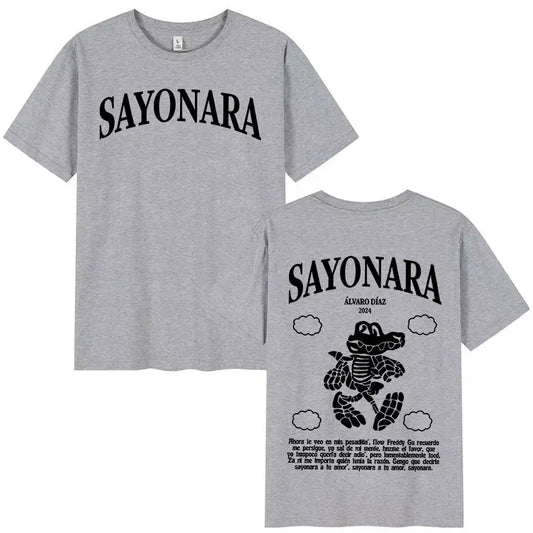 Alvaro Diaz Sayonara Tour 2025 T-Shirt – Gray