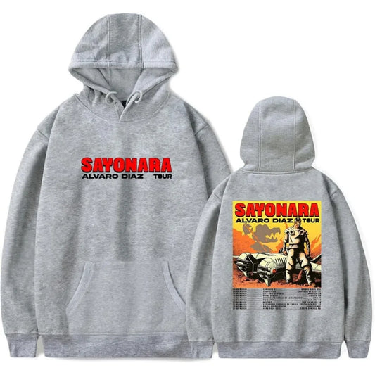 Sayonara Hoodie – Álvaro Díaz Tour Gray