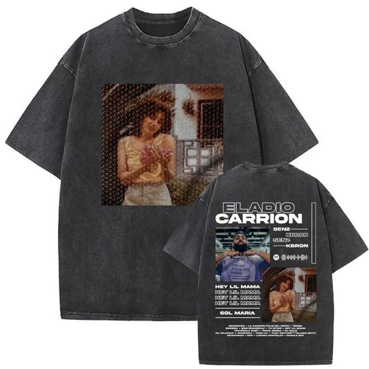 Eladio Carrión “Hey Lil Mama / Sol María” T-Shirt – Black