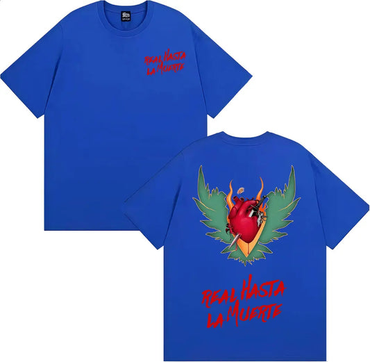 Anuel AA RHLML 2 “Real Hasta La Muerte” T-Shirt – Blue