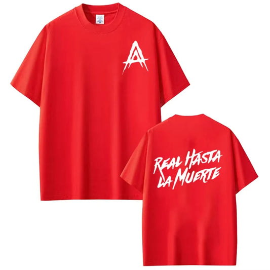 Anuel AA “Real Hasta La Muerte” T-Shirt – Red