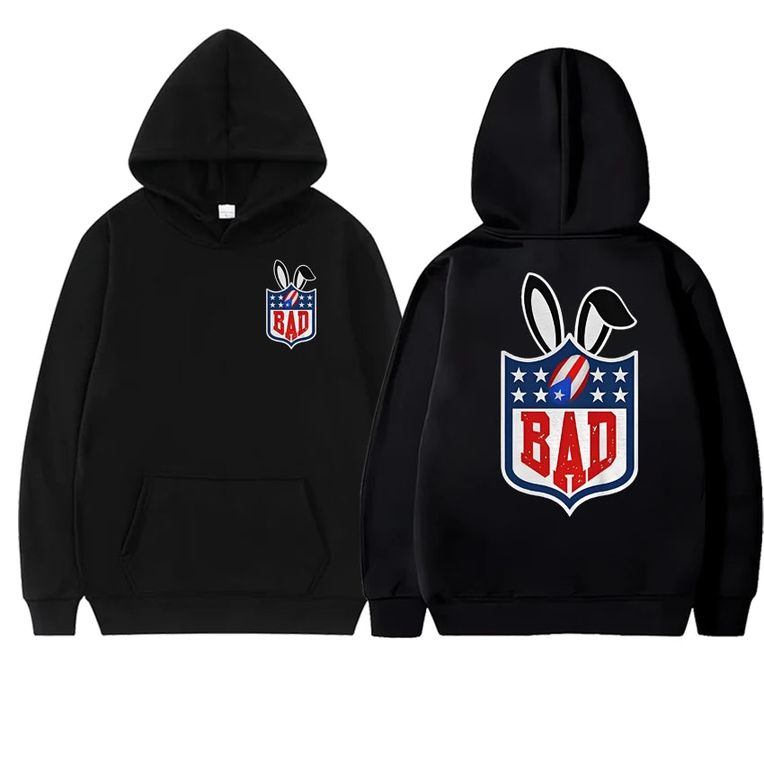 Bad Bunny Super Bowl LX Hoodie – Black