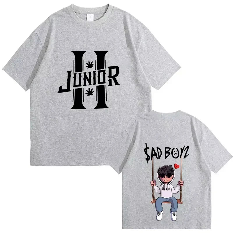 Junior H “Sad Boyz” T-Shirt – Red