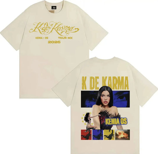 Kenia OS K de Karma Album T-Shirt - Beige