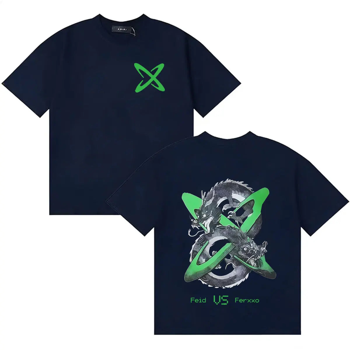 Feid EL GREEN PRINT: La Saga Dragon X T-Shirt