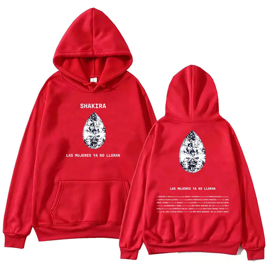 Shakira Las Mujeres Ya No Lloran Hoodie - Red