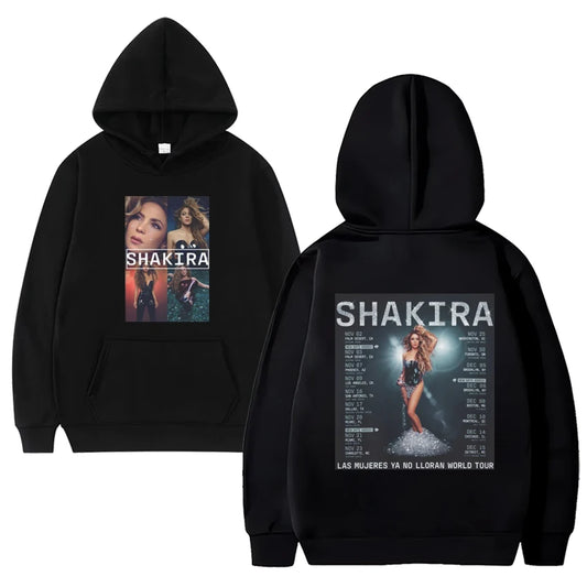 Shakira Hoodie – “Las Mujeres Ya No Lloran” World Tour Black