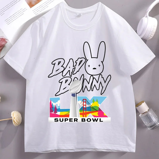 Bad Bunny Super Bowl LX T-Shirt – White