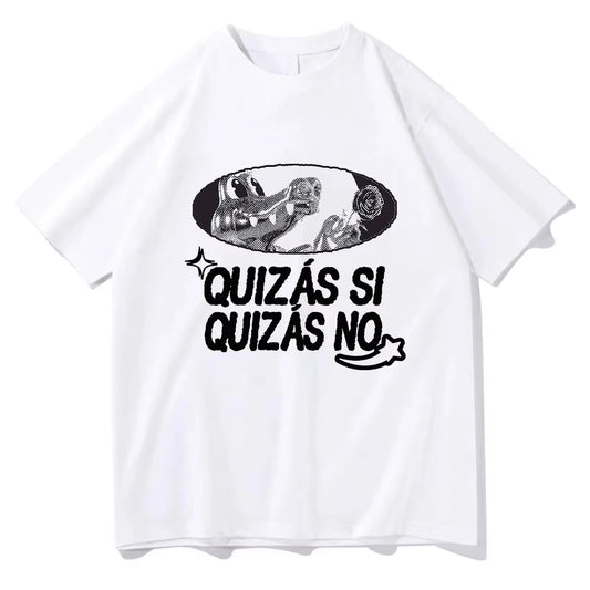 Alvaro Diaz “Maybe Yes, Maybe Not” T-Shirt – White