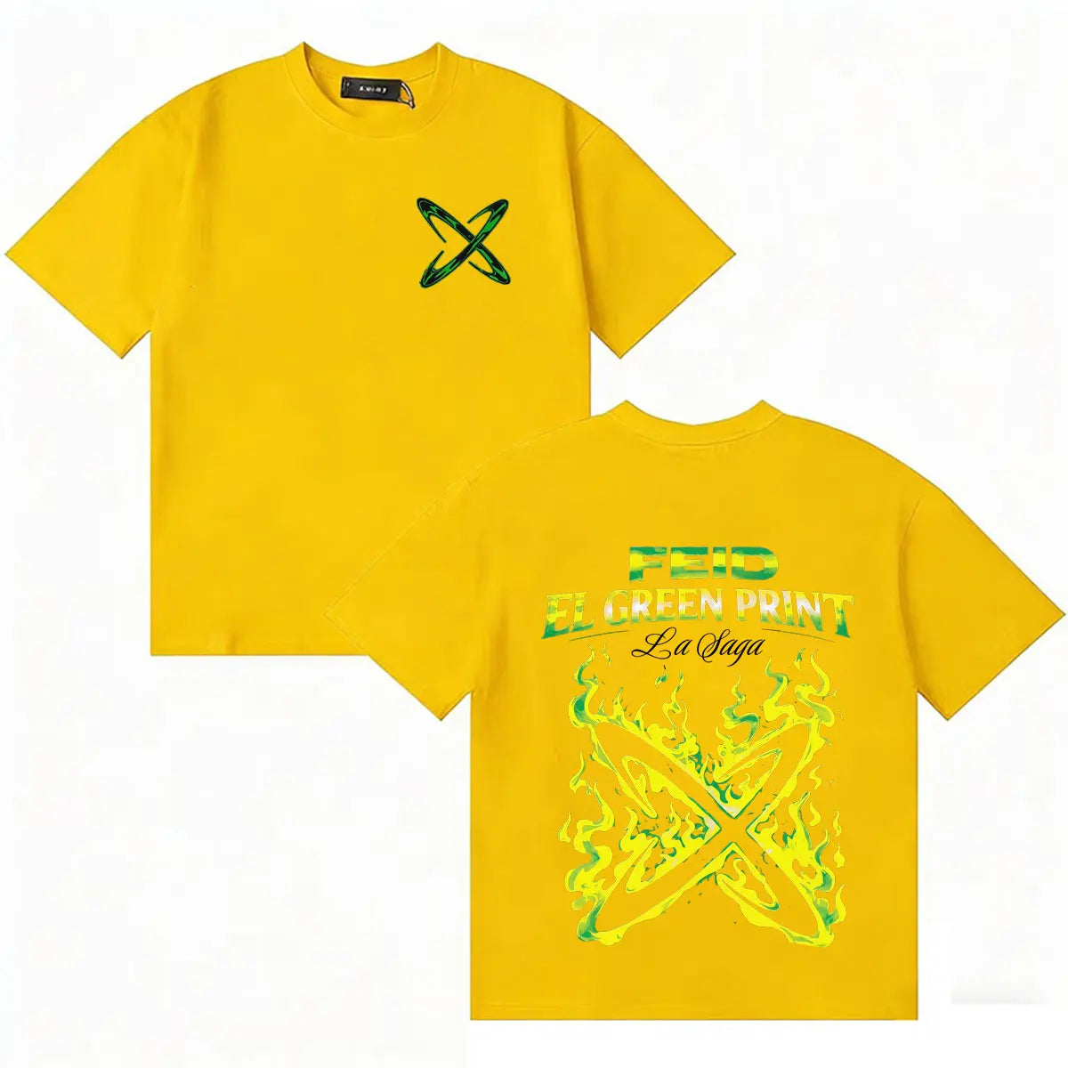 Feid EL GREEN PRINT: La Saga Neon X T-Shirt