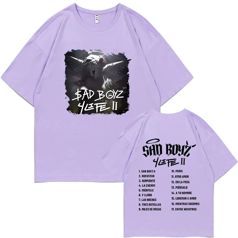 Junior H Sad Boyz 4 Life II T-Shirt – Purple