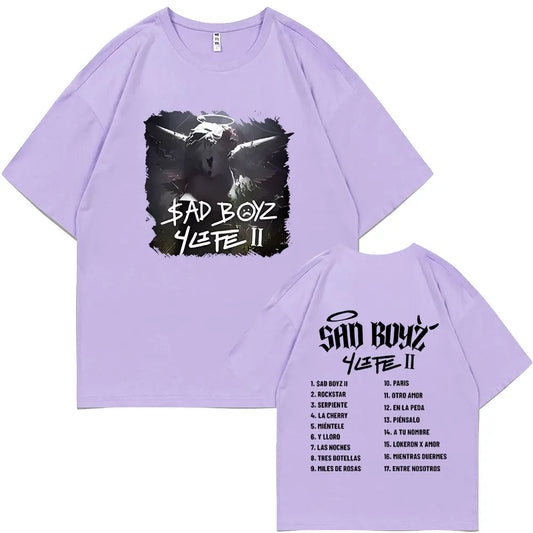 Junior H Sad Boyz 4 Life II T-Shirt – Purple