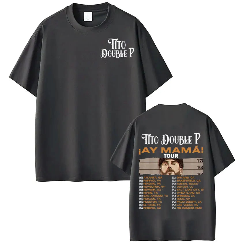 Tito Double P “Ay Mamá! Tour 2025” T-Shirt – Green