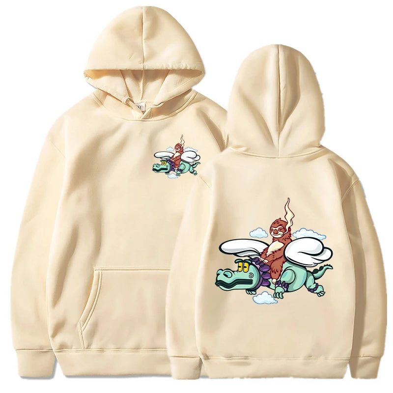 Natanael Cano “Flying Croc” Hoodie – Navy Blue