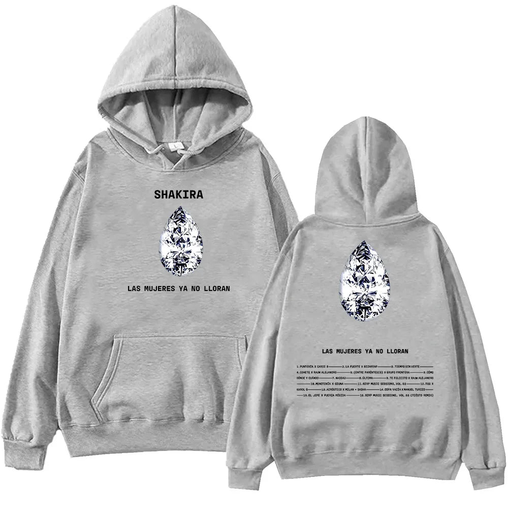 Shakira Las Mujeres Ya No Lloran Hoodie - Gray