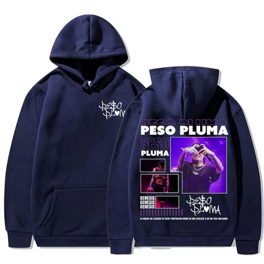 Peso Pluma Album Tour 2025 Hoodie - Navy Blue