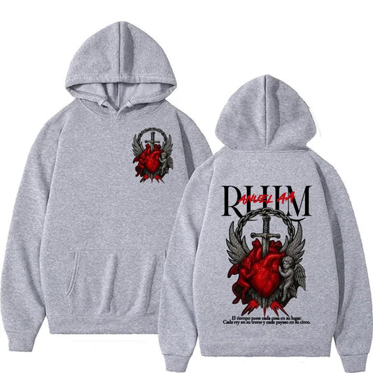 Anuel AA Rhlm Album Tour Hoodie – Gray