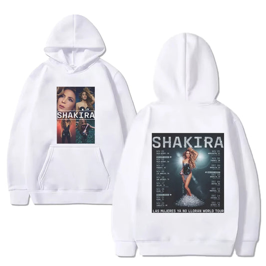 Shakira Hoodie – “Las Mujeres Ya No Lloran” World Tour White