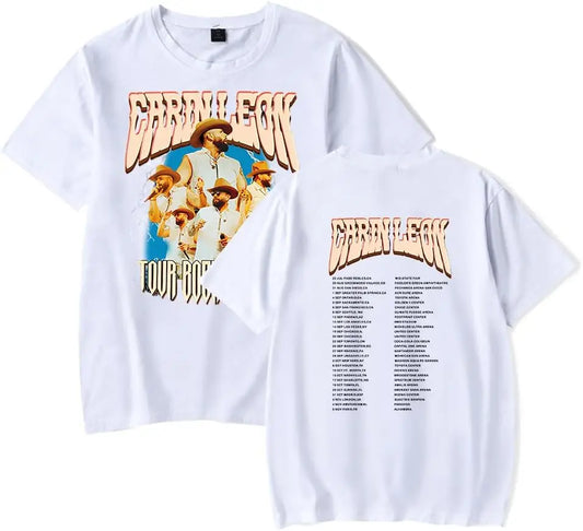 Carín León Boca Chueca Tour T-Shirt – White