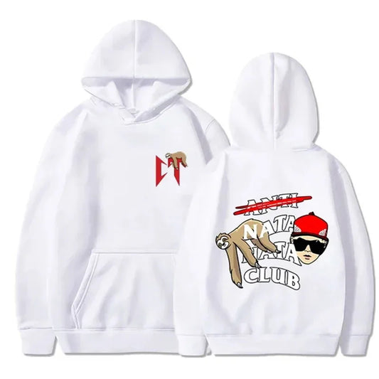Natanael Cano Nata Club Hoodie - White