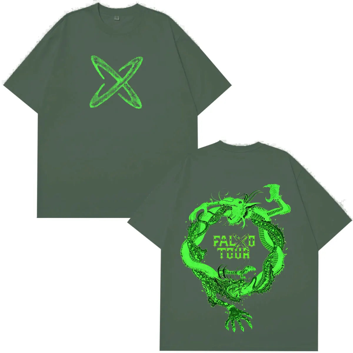 Feid EL GREEN PRINT: La Saga PALXO TOUR T-Shirt