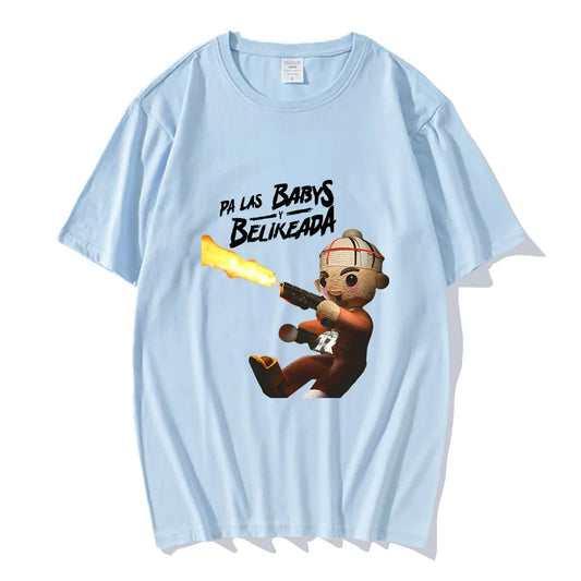 Fuerza Regida “Pa Las Babys y Belikeada” Tour T-Shirt (Sky Blue)