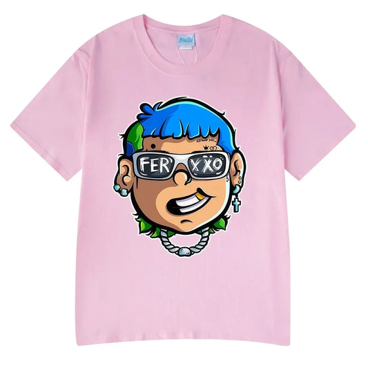 Blessd Feid Ferxxo T-Shirt – Pink
