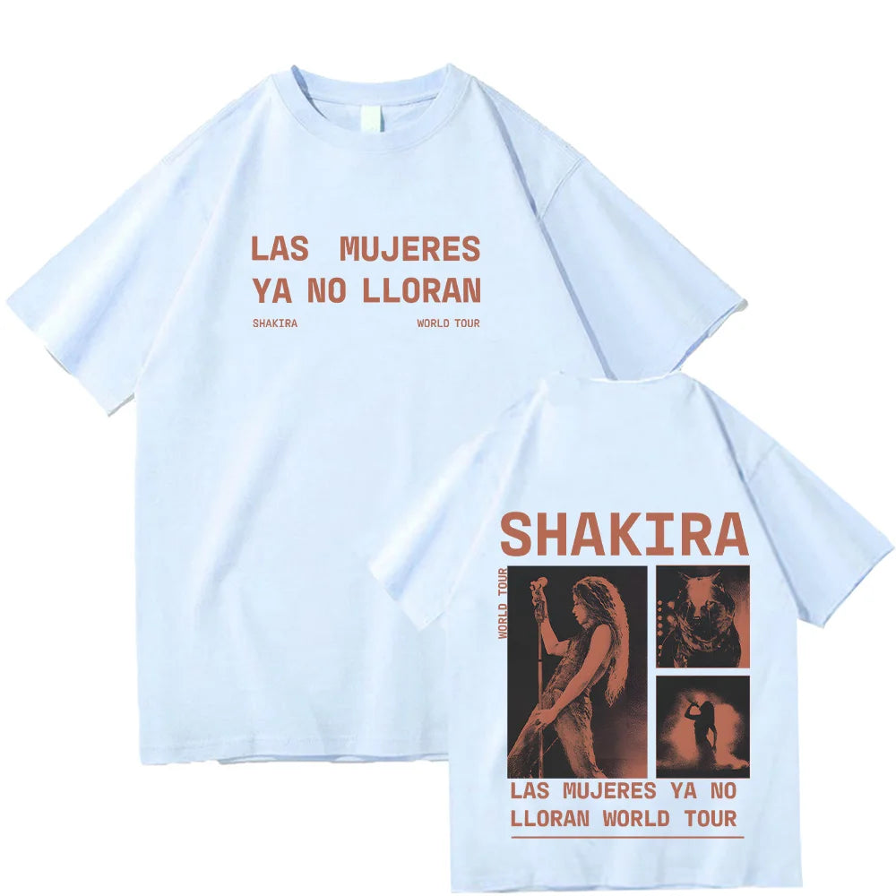 Shakira “Las Mujeres Ya No Lloran” World Tour T-Shirt (Sky Blue)