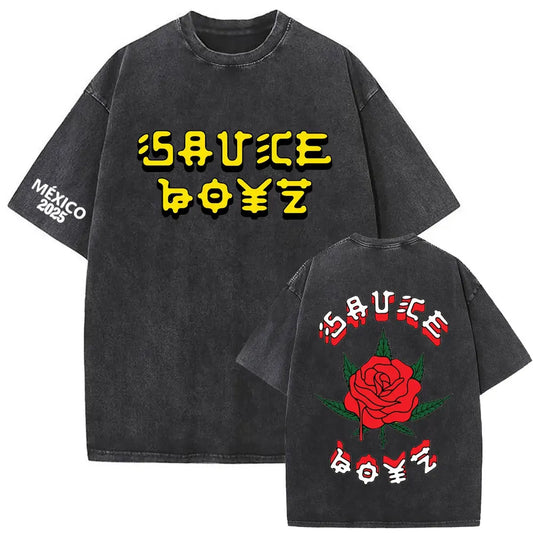 Eladio Carrión Sauce Boyz México 2025 T-Shirt – Black
