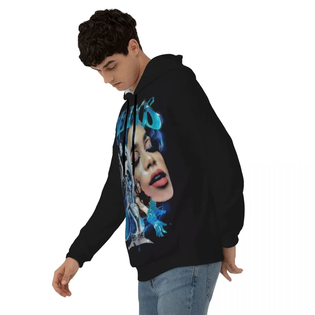 Kenia OS Graphic Collage Hoodie – Black