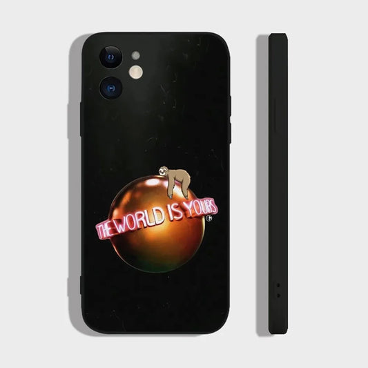 Natanael Cano iPhone Case – “The World Is Yours” Sloth
