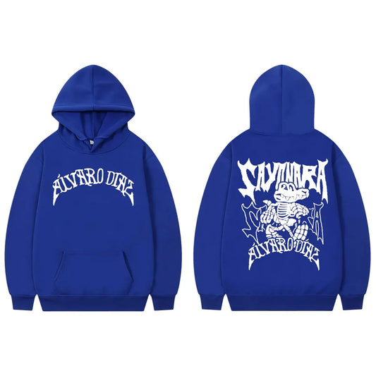 Alvaro Diaz Double Sided Hoodie – Blue