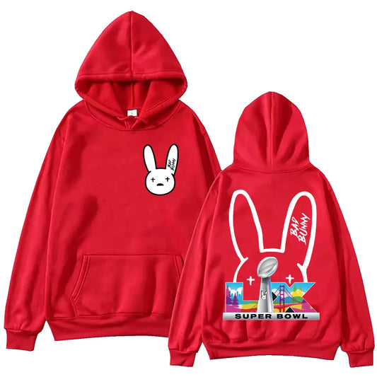 Bad Bunny Bowl 2026 Halftime Show hoodie - red