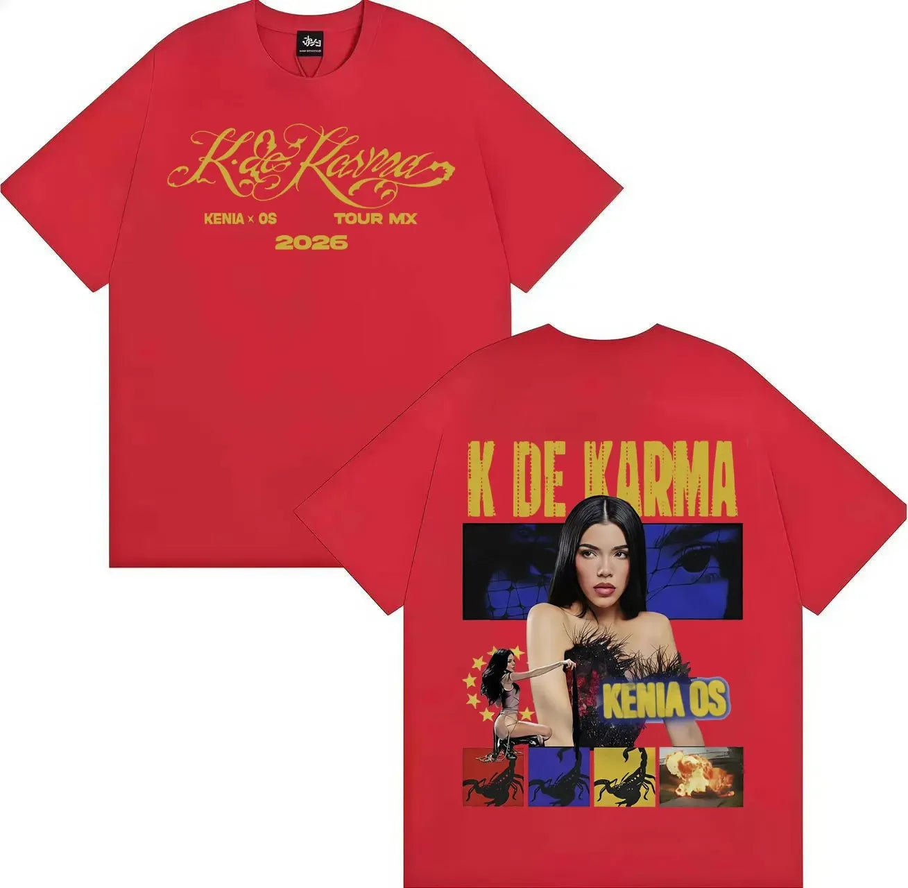 Kenia OS K de Karma Album T-Shirt - Red