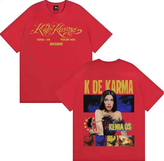 Kenia OS K de Karma Album T-Shirt - Red