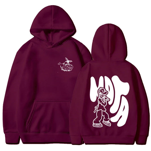 Natanael Cano CORRIDOS TUMBADOS Hoodie - Burgundy
