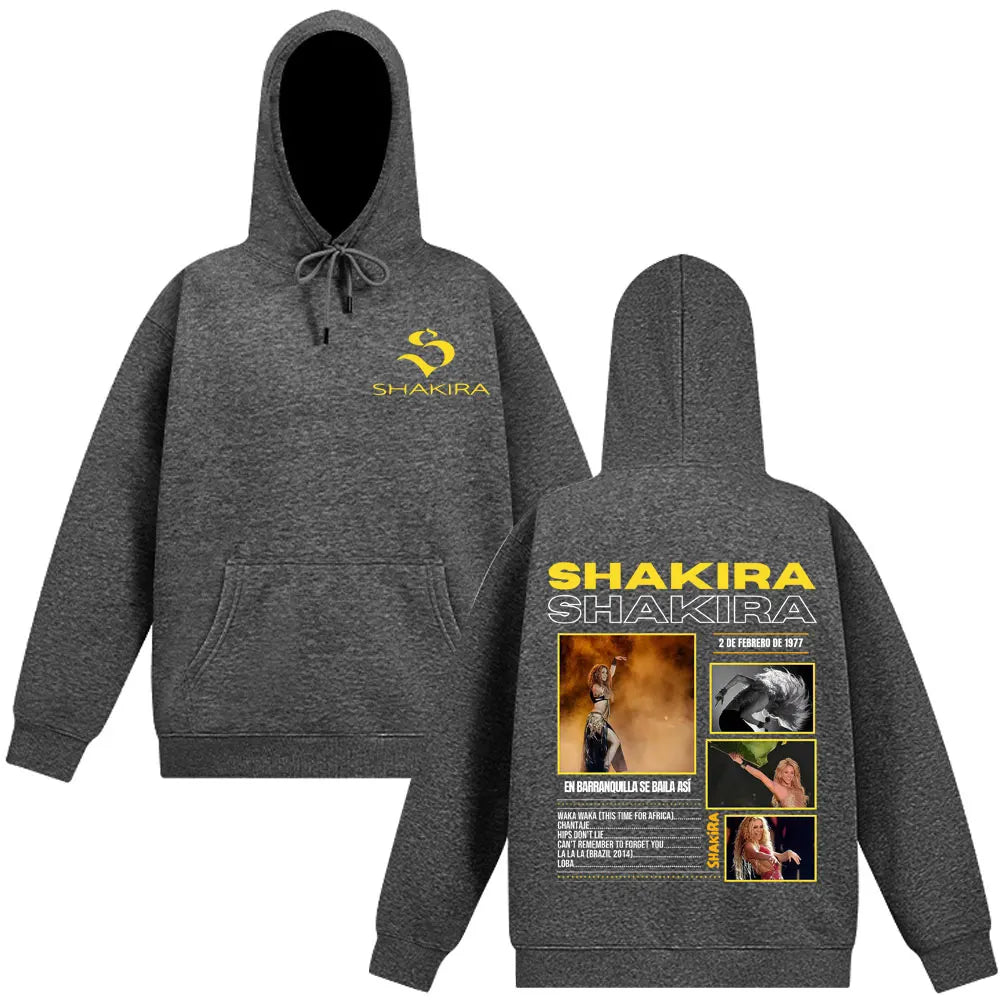 Shakira World Tour 2025 Hoodie – Dark Grey