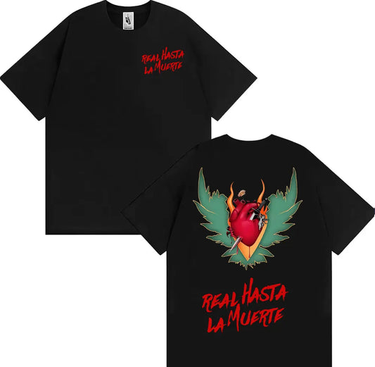 Anuel AA RHLML 2 “Real Hasta La Muerte” T-Shirt – Black