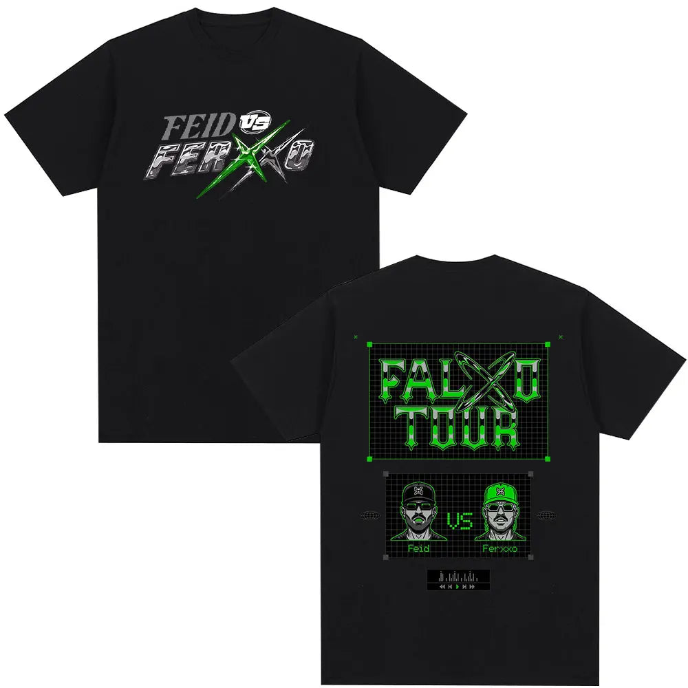 Feid EL GREEN PRINT: La Saga PALXO TOUR FEID VS FERXXO T-Shirt