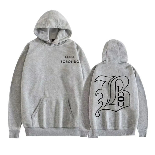 Beéle Borondo Logo Hoodie – Gray