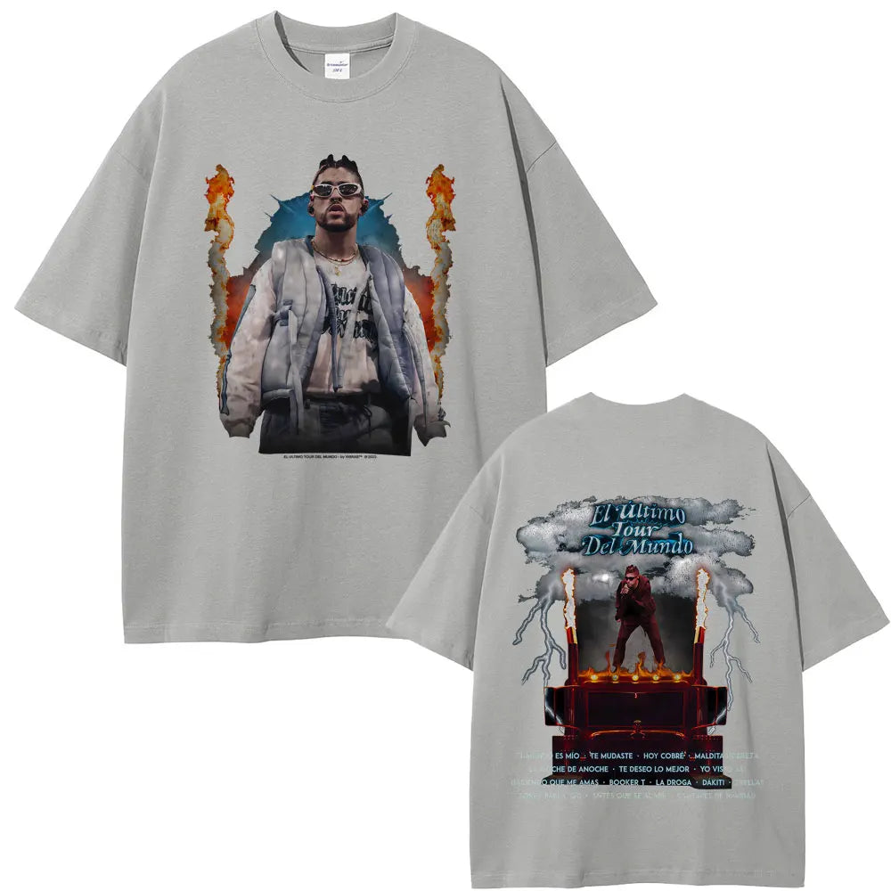 Bad Bunny El Último Tour Del Mundo T-Shirt – Gray